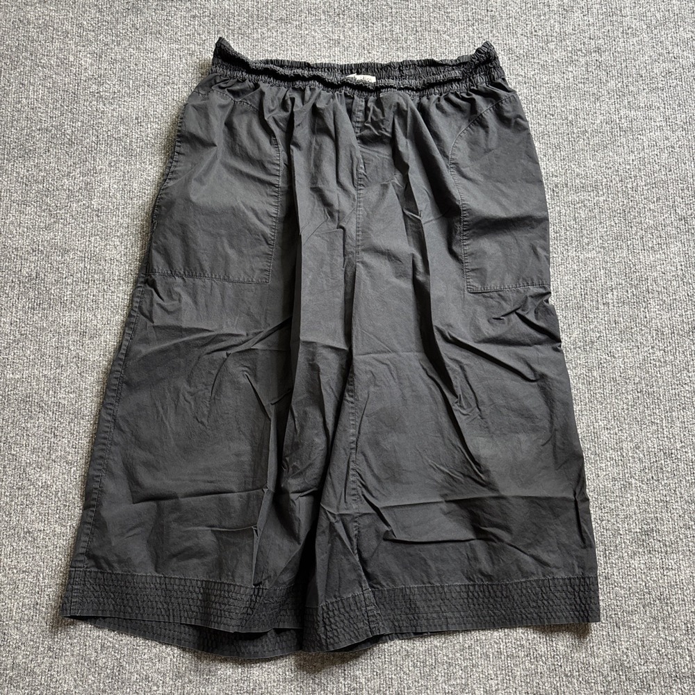 Acne Studios Morello Te Pop PUW15 Baggy Wide Leg Bermuda Pants Men's 40 Black